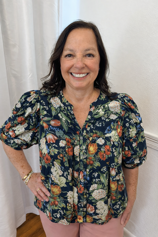 Midnight Garden Blouse