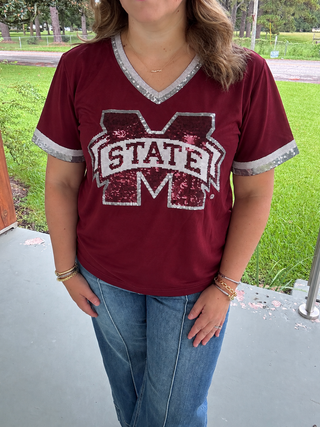 Mississippi State Sequin Gameday Jersey (Officially Licensed)