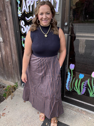 Linden Stripe Sweater Dress