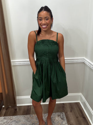 Sienna Pleated Mini Dress