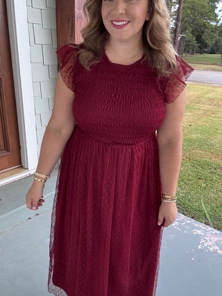 Willow Tulle Midi Dress