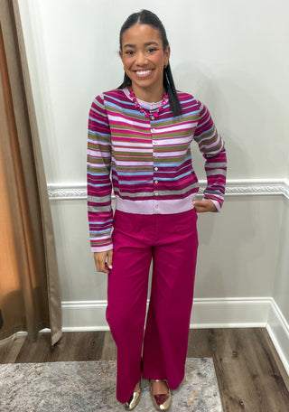 Mila Cropped Wide-Leg Pants