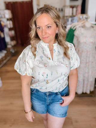 Garden of Flowers Blouse