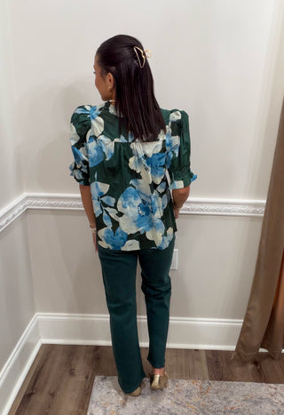 Elowen Pintuck Floral Blouse