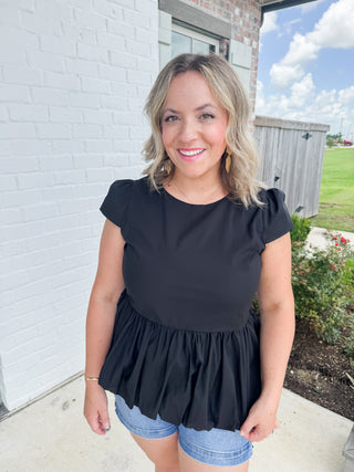 The Bubble Black Top