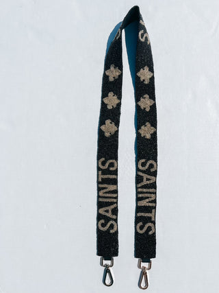 SAINTS Beaded Purse Strap
