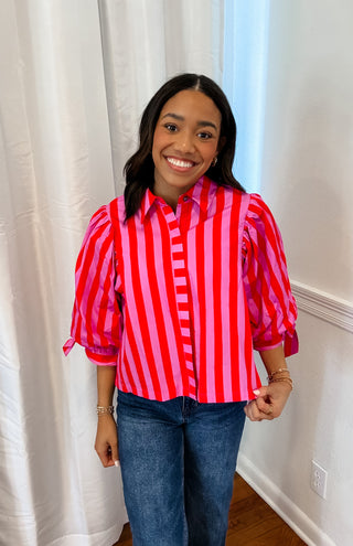 Palm Coast Stripe Blouse