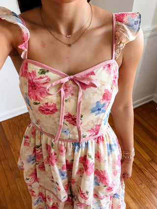 Petal Promise Tiered Maxi Dress