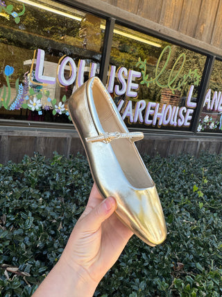 Golden Hour Mary Jane Flat
