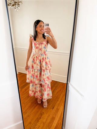 Petal Promise Tiered Maxi Dress
