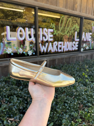 Golden Hour Mary Jane Flat