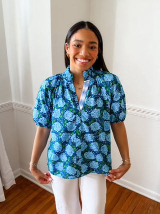 Bluebell Breeze Floral Top