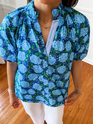 Bluebell Breeze Floral Top