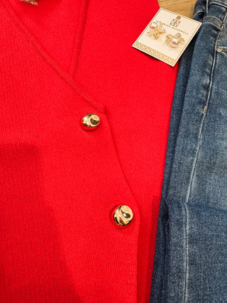 The Red Affair Sweater Vest