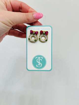 Christmas Wreath Studs