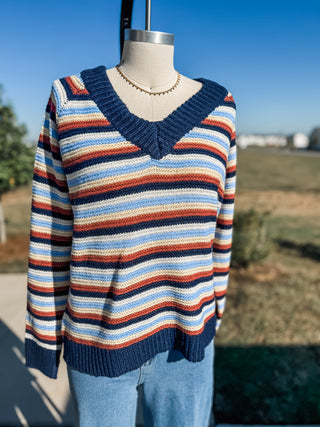 The Harper Striped Sweater