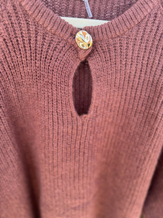 The London Knit Poncho Top