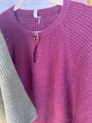 The London Knit Poncho Top