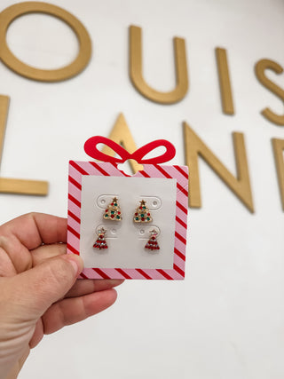 Christmas Tree Earring Set