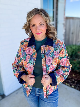 Garden Gala Jacquard Jacket