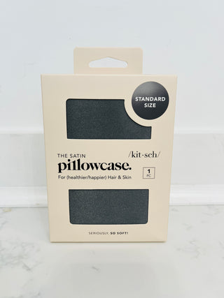 Satin Pillowcase- Charcoal