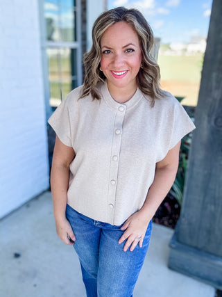 The Hampton Cap Sleeve Sweater