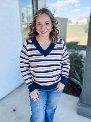 The Harper Striped Sweater