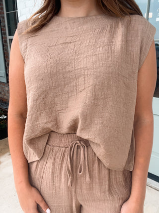 Kim Linen Top