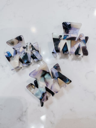 Marble Claw Clip