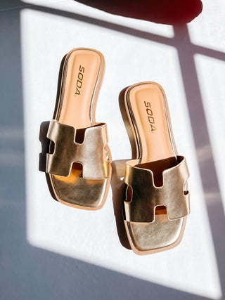 Gold Sandals