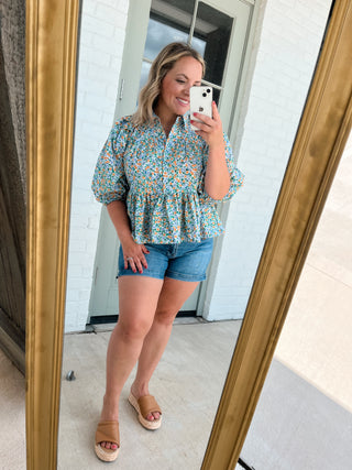 Cirtus Garden Blouse