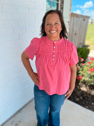Pinch me Pink Blouse