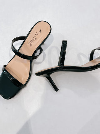 Open Toe Slip On Heel