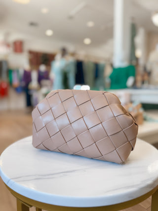 Pauline Woven Crossbody: Natural