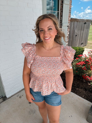 Mediterranean Bloom Top