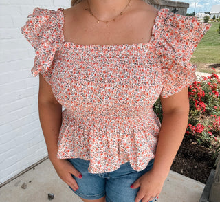 Mediterranean Bloom Top