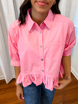 Sunny Disposition Peplum Top