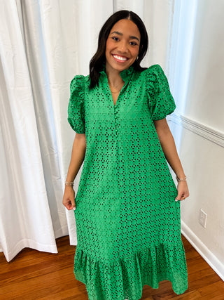 Southern Charm Eyelet Midi