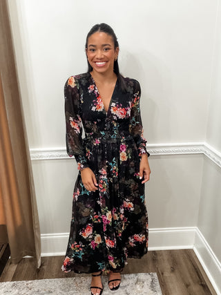 Bellamy Midnight Garden Maxi Dress