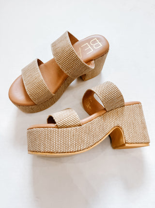 Ocean Ave Platform Sandals