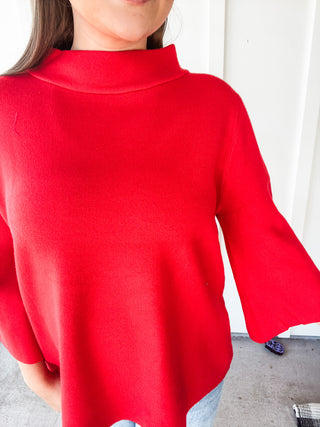 Mistletoe Magic Mock Neck Sweater