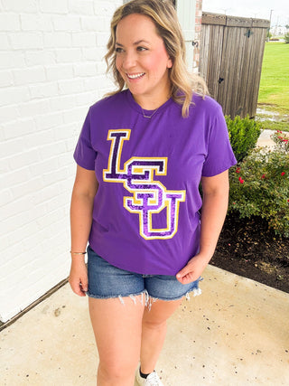 Classic Lsu logo tee (Trademarked)