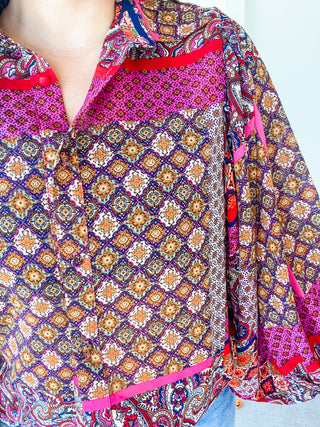 The Marigold Mosaic Blouse