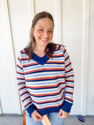 The Harper Striped Sweater