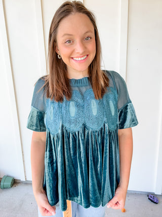 Eden Velvet Top