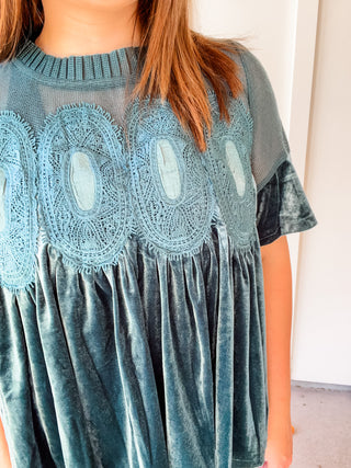 Eden Velvet Top