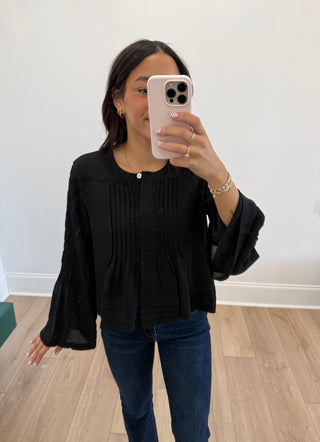 Vienna Pleated Blouse