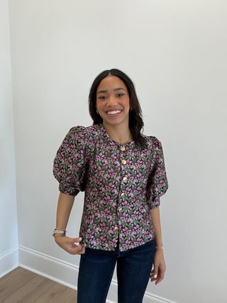Bloom & Grace Jacquard Top