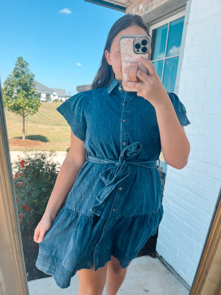 In a rut Denim Dress