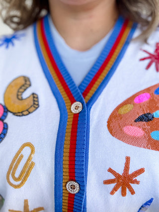 Happy Classroom Cardigan